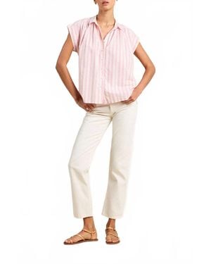 Trovata Della Cropped Shirt - Pink