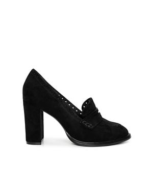 L'Agence Bea Penny Loafer Pump - Black