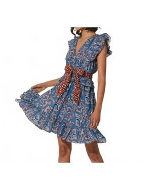 Cleobella Elara Mini Dress - Blue