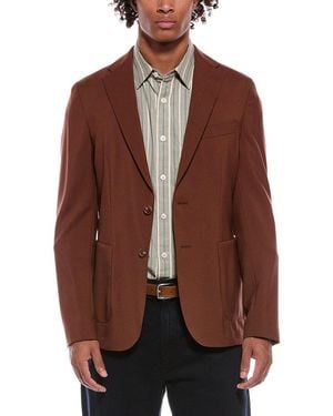 BOSS Boss C Hanry Wool-Blend Jacket - Brown