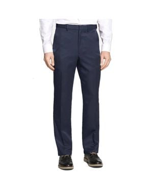 Berle Prime Poplin Trouser - Blue