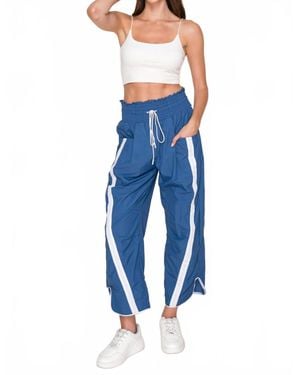 White Birch Breeze Track Pants - Blue