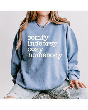 Simply Sage Market Comfy Indoorsy Cozy Homebody - Blue