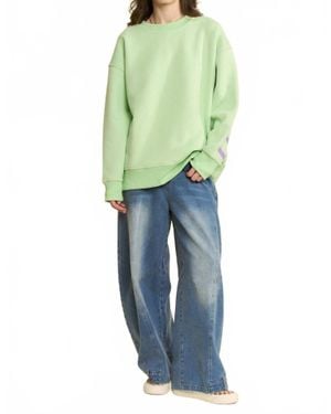 Jade By Jane Love Yourself Be Yourself Oversized Sweatshirt - Blue