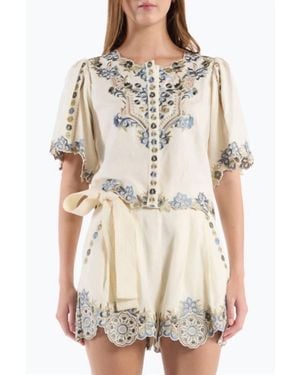 CHRISTY LYNN Brynn Top - White