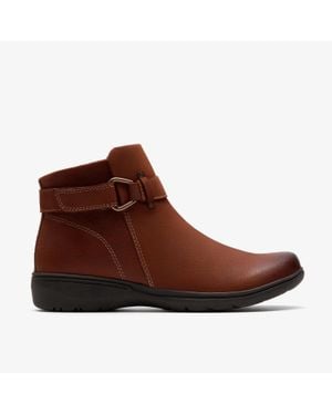 Clarks Carleigh Drift British Tan Combination - Brown