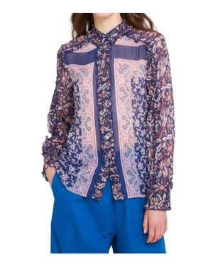 Antik Batik Ilona Blouse - Blue