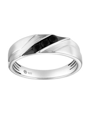 LuvMyJewelry Jin 0.2Ct Diagonal Spinel Ring 925 - Metallic