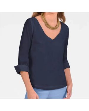 Gretchen Scott Everyone Top - Blue
