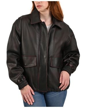 Frye Lamb Leather Jacket - Black
