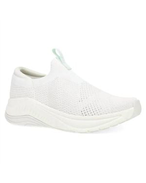 Dansko Pep Knit Sneakers - White