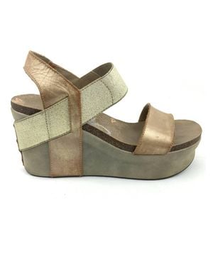Otbt Bushnell Wedge Sandals - Green