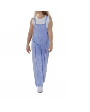 Threaded Pear Emily Denim Sweater - Blue
