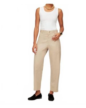 Fifteen Twenty Sondra Barrel Leg Pants - Natural