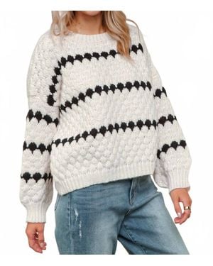 Haptics Tate Knit Sweater - Gray