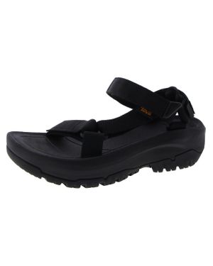 Teva Hurricane Platform Ankle Sandals - Black