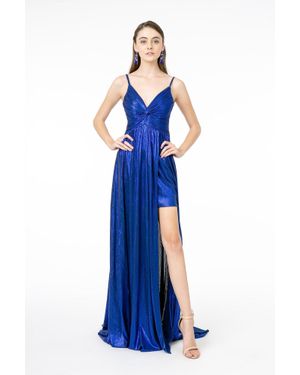 TRUEDAMES Formal Evening Gown - Blue