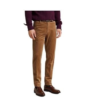 Polo Ralph Lauren Classics Pocket Corduroy Straight Leg Pants - Brown