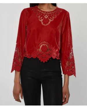 LOVE THE LABEL Alina Top - Red