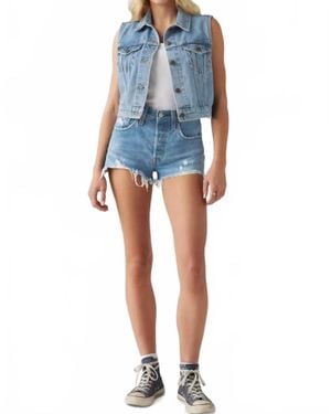 Levi's 501 Original High Rise Shorts - Blue