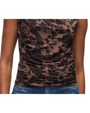Veronica Beard Mylie Sleeveless Top - Black