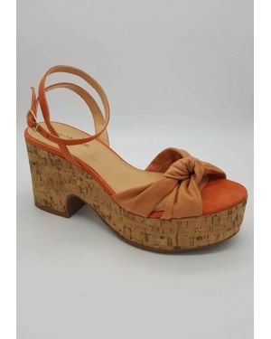 Bruno Menegatti Donna Wedge Sandal - Brown