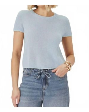 Splendid Emerson Tipped Sweater - Blue