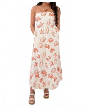 Bailey Rose Shelby Strapless Dress - Pink