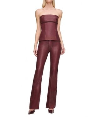 DL1961 Bridget Bootcut Denim Jeans - Red