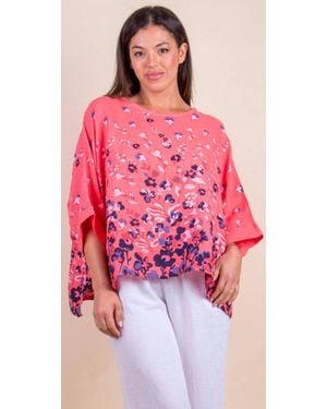 Gigi Moda Lucy Floral Blouse - Pink