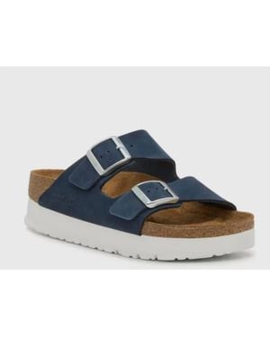 Birkenstock Papillio Arizona Papflex Platform Sandals - Blue