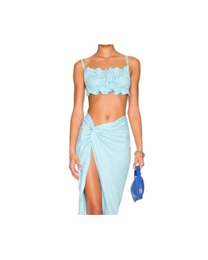 OW Collection Iris Top - Blue