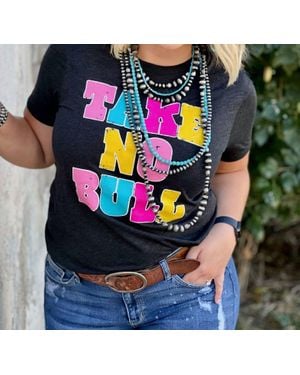 Texas True Threads Take No Bull Tee - Blue