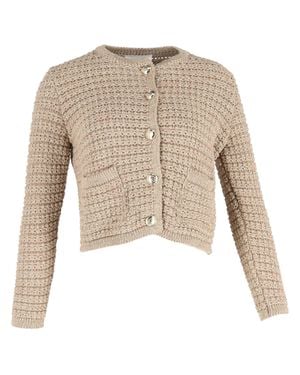 Ba&sh Gaston Long Sleeved Cardigan - Natural
