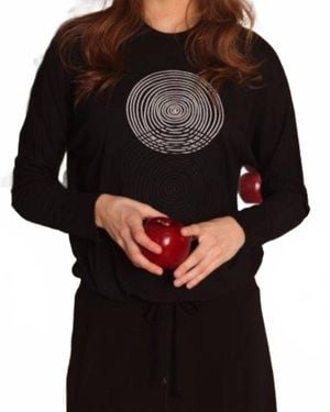 Simondona Dolman Sleeve Top - Black