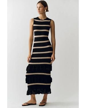 Rails Ana Tiered Midi Dress - Blue
