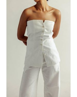 Summer Away Costa Top - White