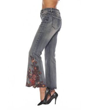 A.Z.I. Darcy Wide Leg Jean - Gray