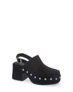 Chocolat Blu Harley Slingback Platform Clog - Black