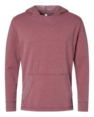 L.A.T Vintage Wash Fleece Hoodie - Red