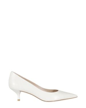 Stuart Weitzman Power 50 Pumps - White