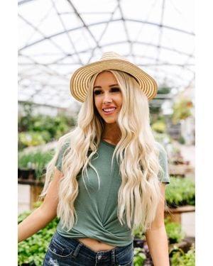 Cozy Casual Twisted Crop Top - Metallic