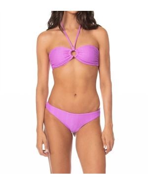 Maaji Celestial Sundown Flirt Bikini Bottom - Purple