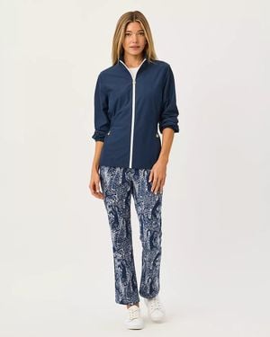 Lilly Pulitzer Upf 50+ Luxletic 28" Corso Kick Flare Pant - Blue