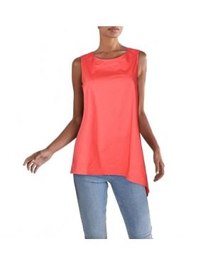 Alfani Mid-Summer Oversized Blouse - Red