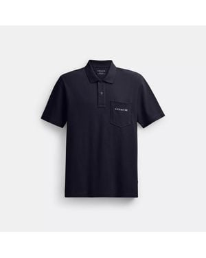 COACH Pocket Polo - Blue
