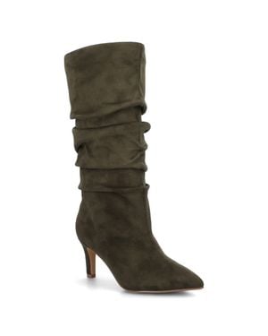 Journee Collection Sonnet Knee High Extra Wide-Calf Slouchy Boots - Green