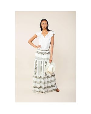 Hale Bob Sasha Maxi Skirt - White