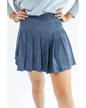..,merci Stay On Standby Tennis Skort - Blue