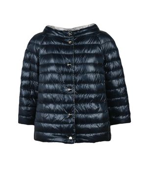 Herno Light Down Cape - Blue